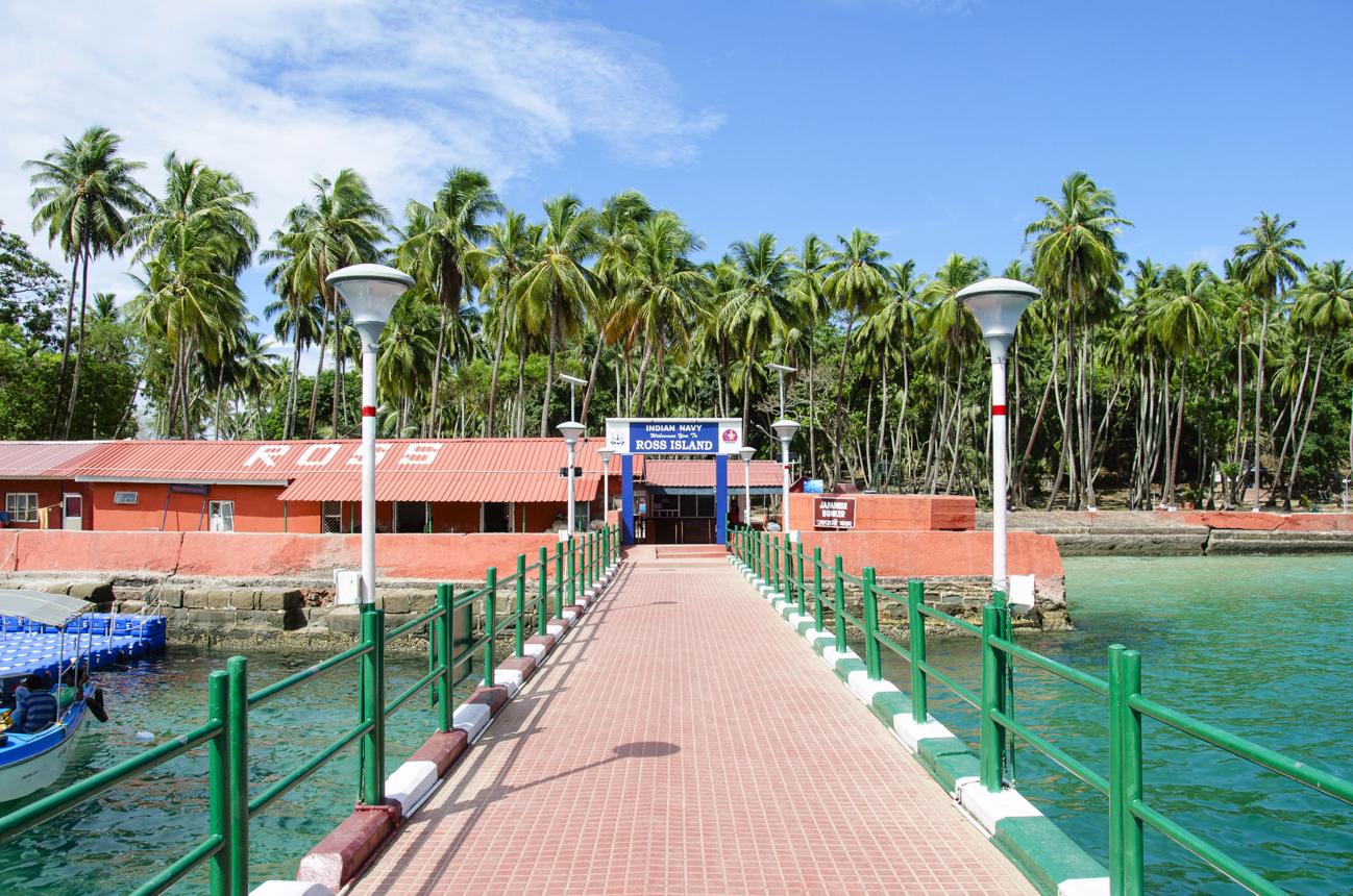 Ross Island in the Andaman Islands